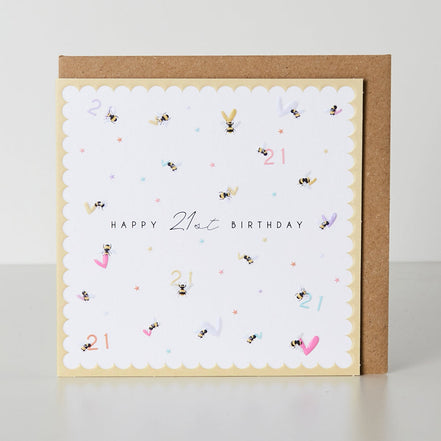Happy 21st Birthday Card