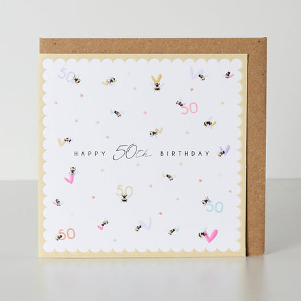 Happy 50th Birthday Card