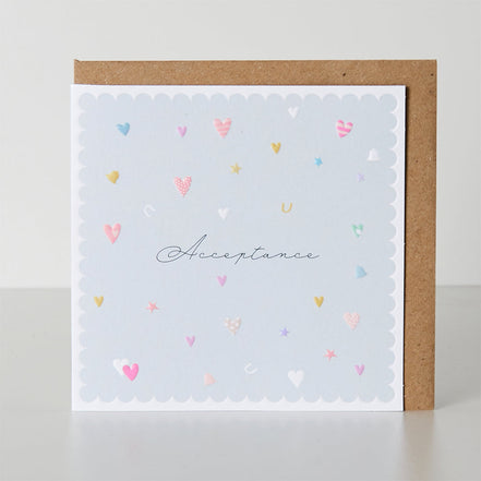 Wedding Acceptance Card