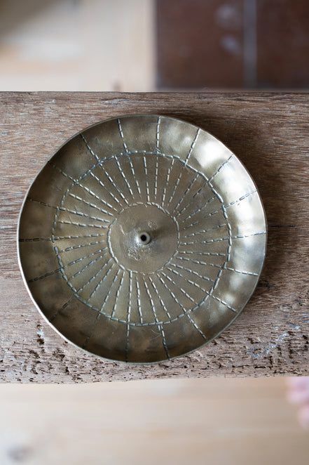 Forged Incense Burner with Incense Sticks