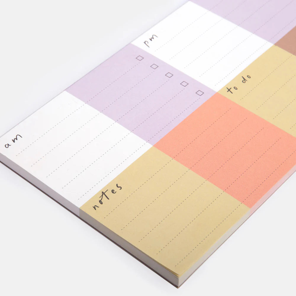 Multi Check Sections Desk Pad