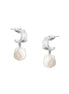 Freshwater Pearl Earrings Silver