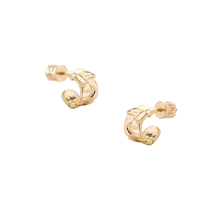 Ripple Earrings Gold