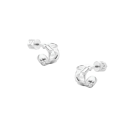 Ripple Earrings Silver