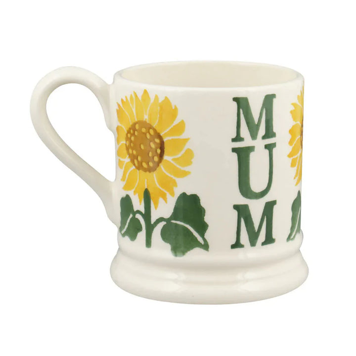 Flowers Sunflower Mum 1/2 Pint Mug