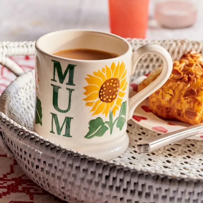Flowers Sunflower Mum 1/2 Pint Mug