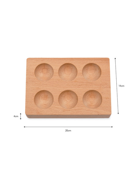 Wooden Borough Egg Holder - Beech