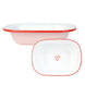Heart Pink Oven Enamel Dish - 20cm