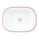 Heart Pink Oven Enamel Dish - 20cm