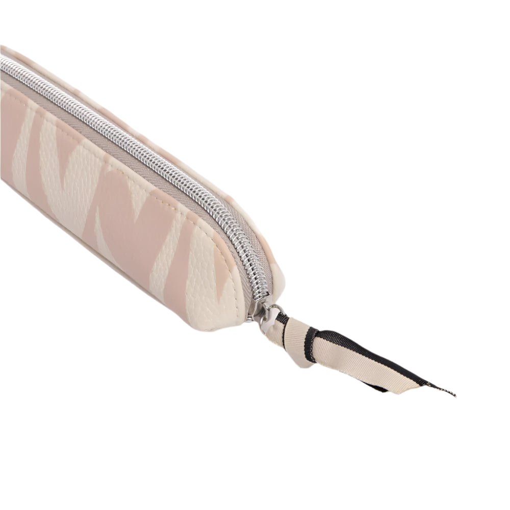 Pink Checkmate Hearts Pencil Case