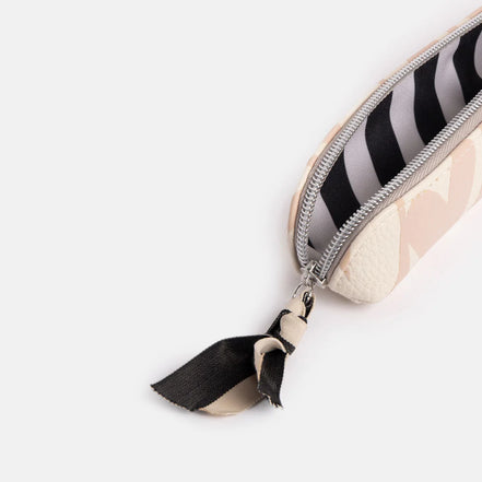 Pink Checkmate Hearts Pencil Case