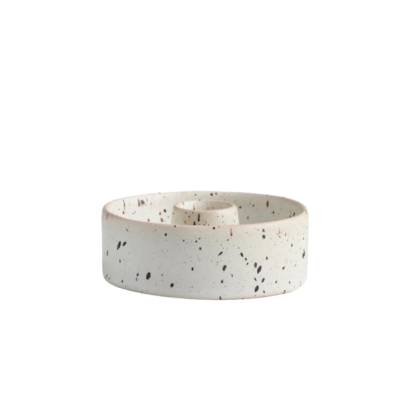 Stone Speckle Ceramic Candle Holder