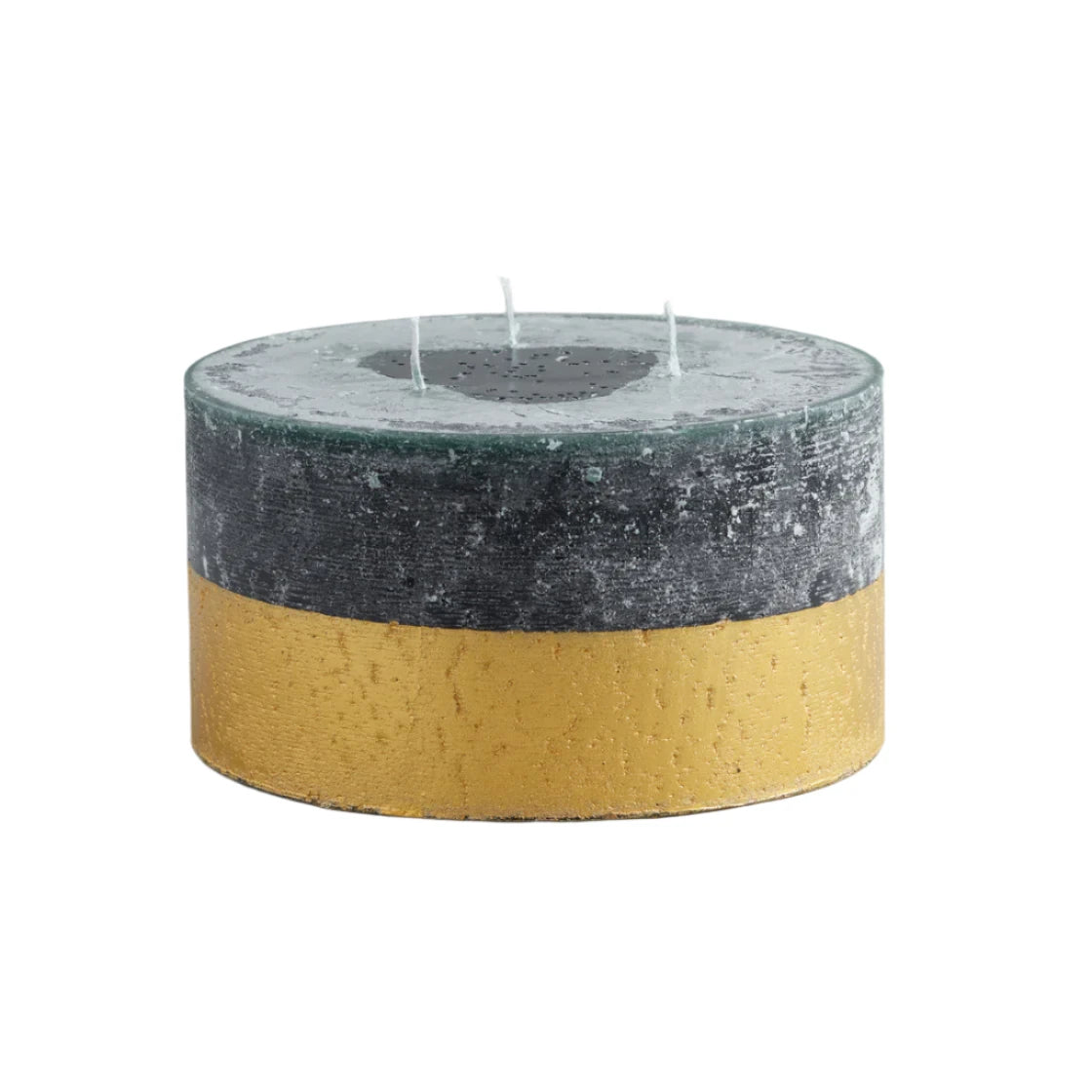 Christmas Gold Half Dipped Multiwick Winter Thyme Candle