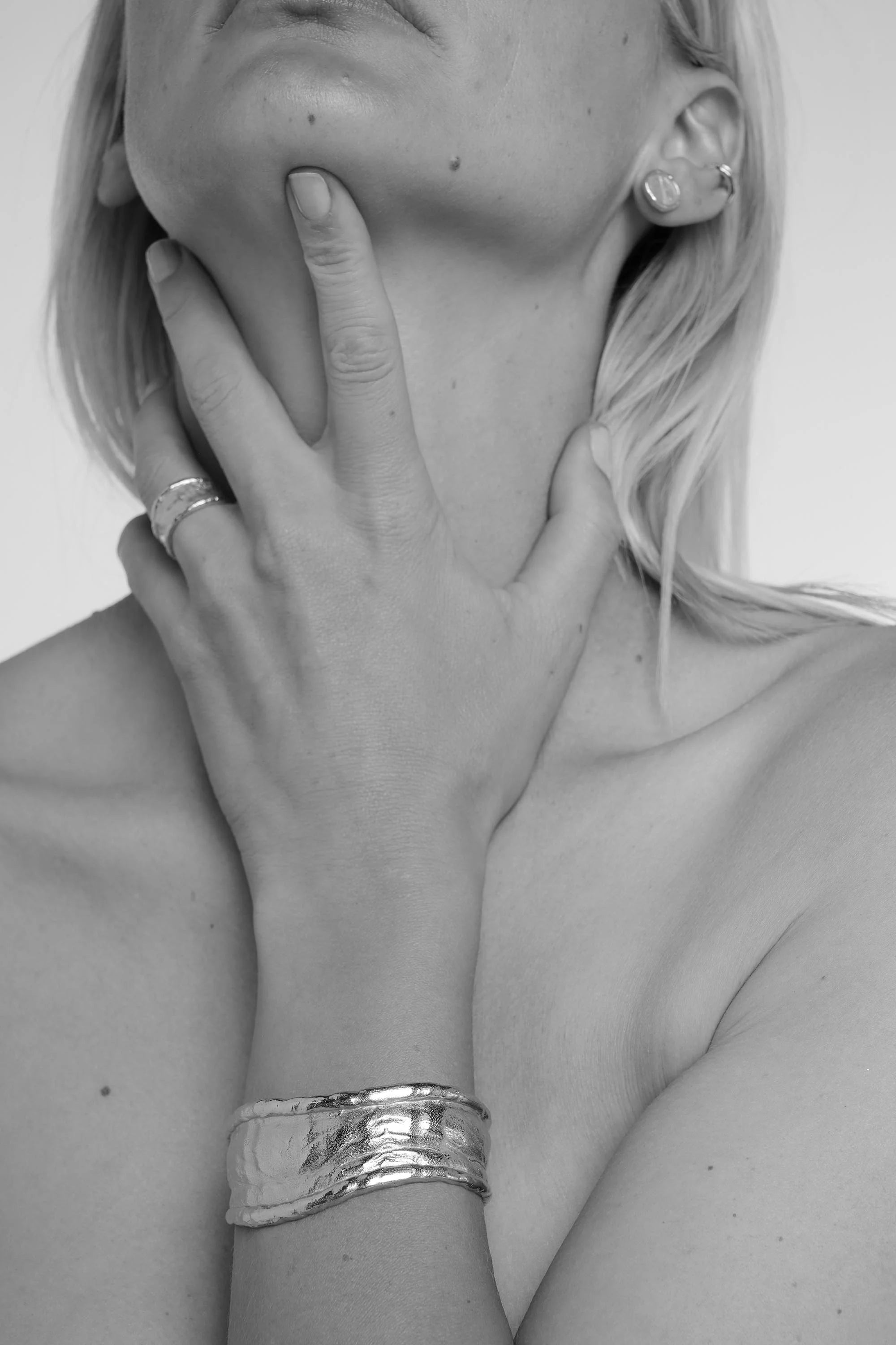 Arc Cuff Bracelet - Sliver