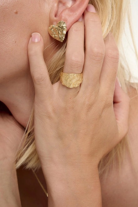 Medium Revere Ring - Gold