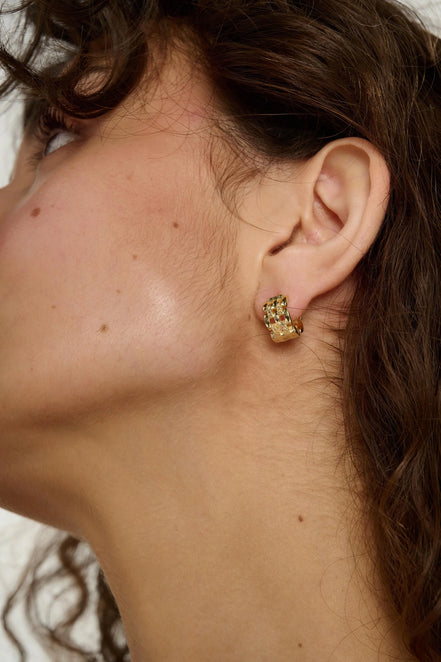 Linear Earrings - Gold