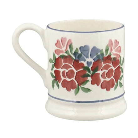 Flowers Antique Roses Flowers 1/2 Pint Mug