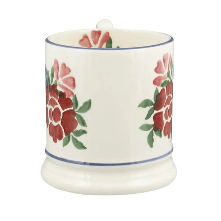 Flowers Antique Roses Flowers 1/2 Pint Mug
