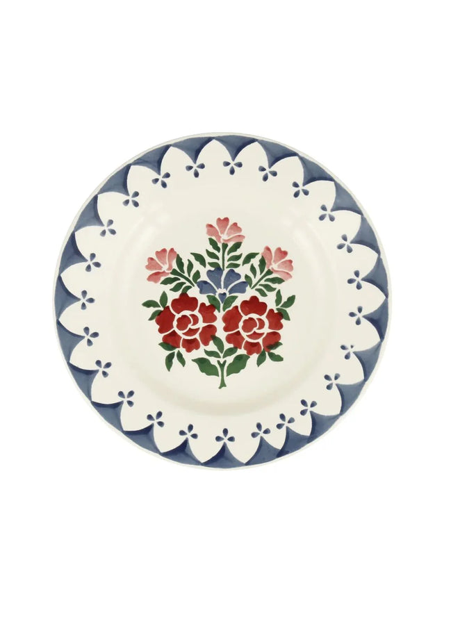 Flowers Antique Roses 8 1/2'Plate