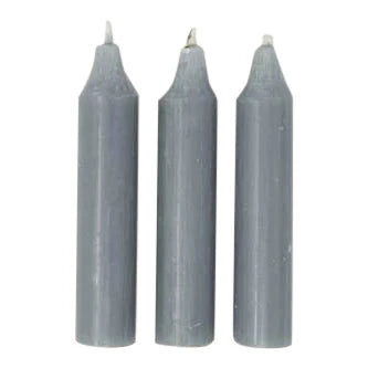 Danish Short Candle Light Grey