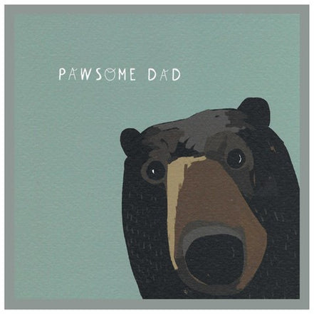 Pawsome Dad Card