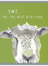 Ewe are the best dad ever Card