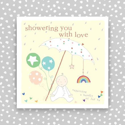 Baby Shower - Showering You With Love Card