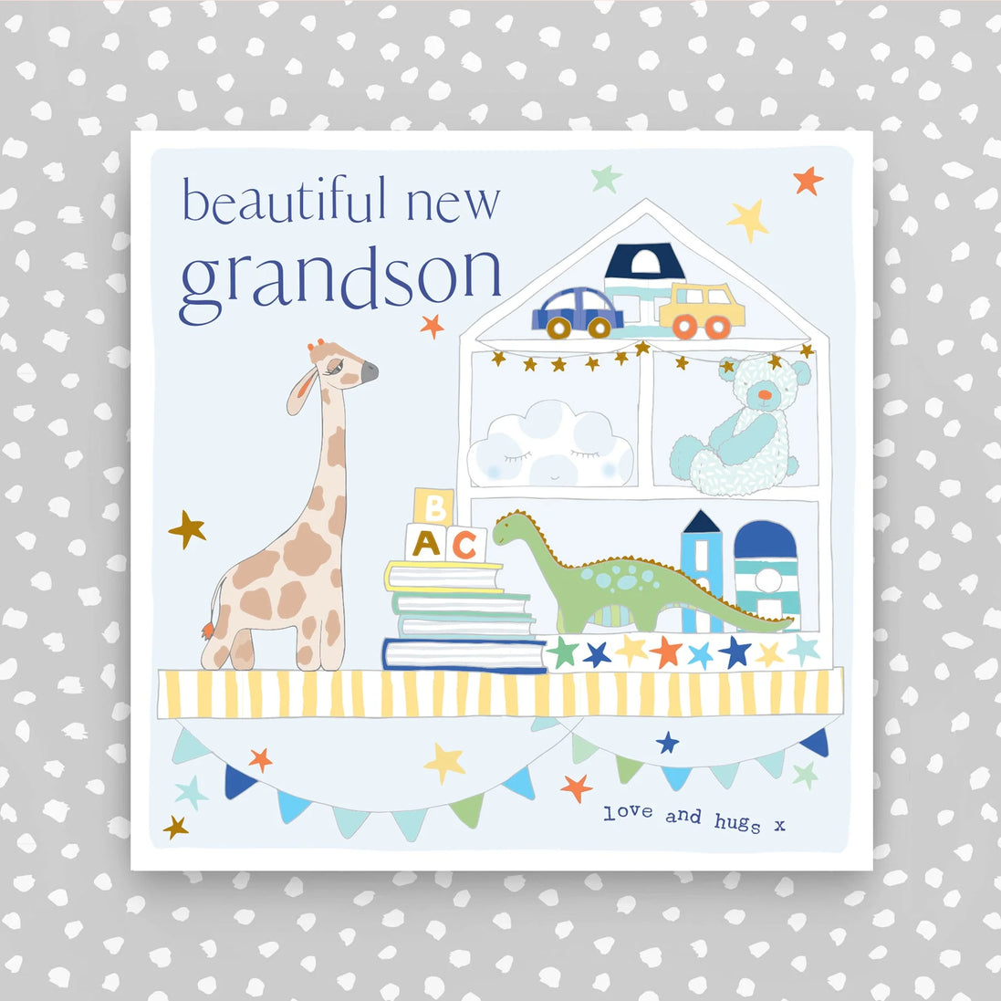 New Baby Grandson Card