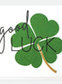 Good Luck Clover Card