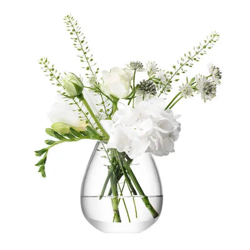 Flower Mini Table Vase H9.5cm Clear