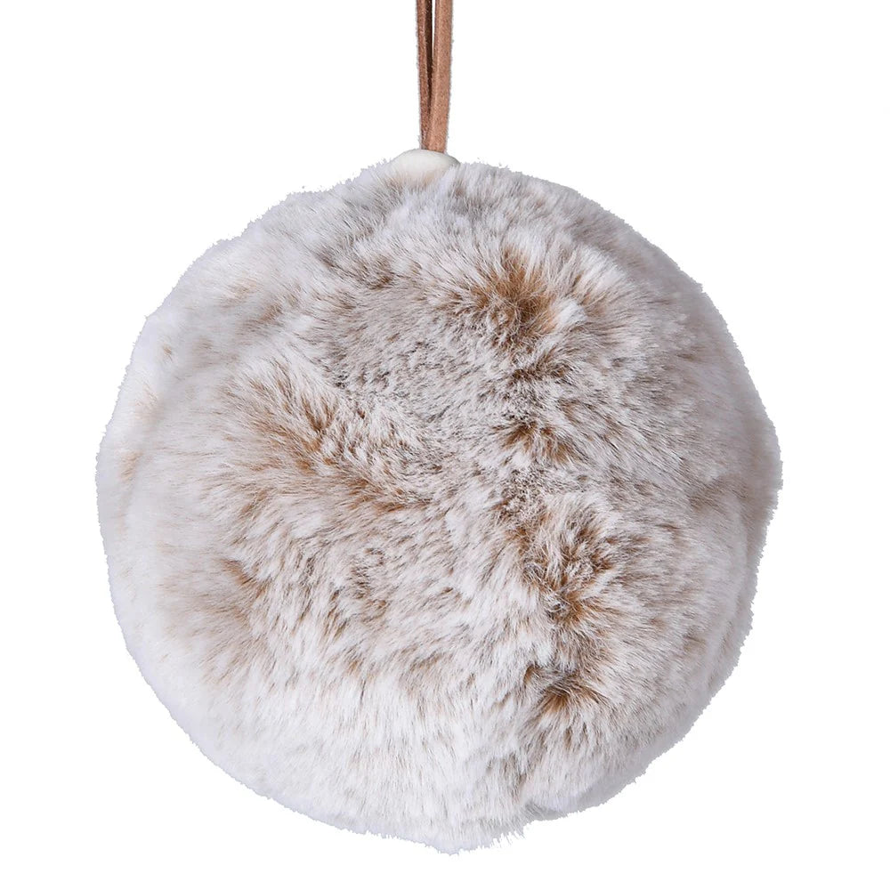 Faux Fur Christmas Decoration