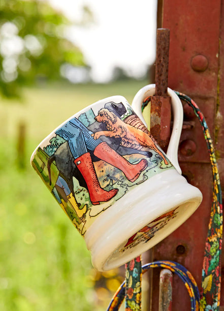 Dogs The Good Life Favourite Dog Walks 1/2 Pint Mug