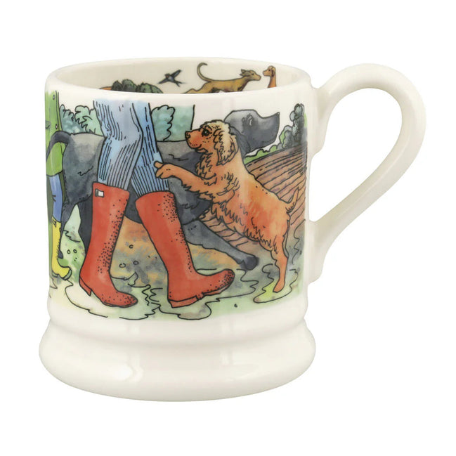 Dogs The Good Life Favourite Dog Walks 1/2 Pint Mug