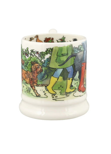 Dogs The Good Life Favourite Dog Walks 1/2 Pint Mug