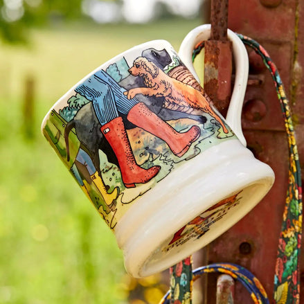 Dogs Good Life Favourite Dog Walks 1/2 Pint Mug