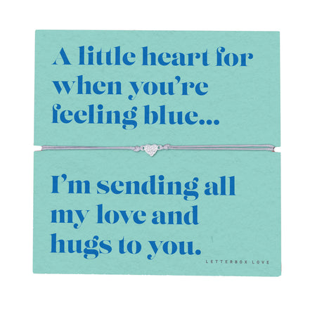 Feeling Blue Sentiment Bracelet