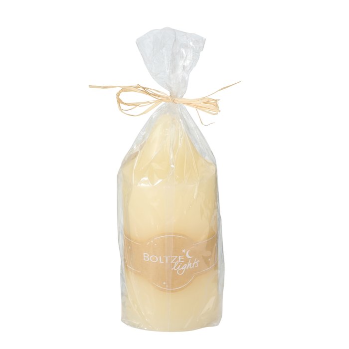Pillar Candle Church Cream H20 D9