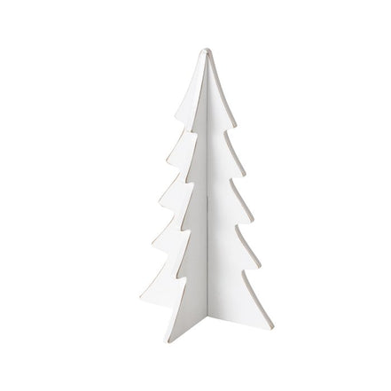Large Wooden Tree – Natural/White (30cm)