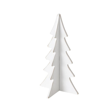 Large Wooden Tree – Natural/White (30cm)