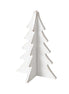 Small Wooden Tree – Natural/White (12cm)