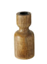 Szura Mango Wood Candle Holder – 13cm