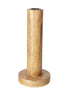 Large Mangowood Candle Holder – 22cm