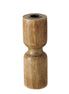 Szura Mango Wood Candle Holder – 18cm