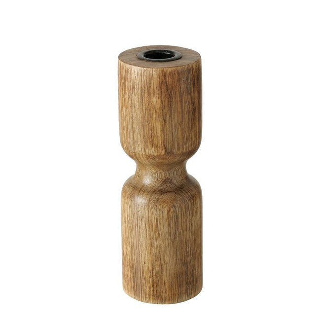 Szura Mango Wood Candle Holder – 18cm