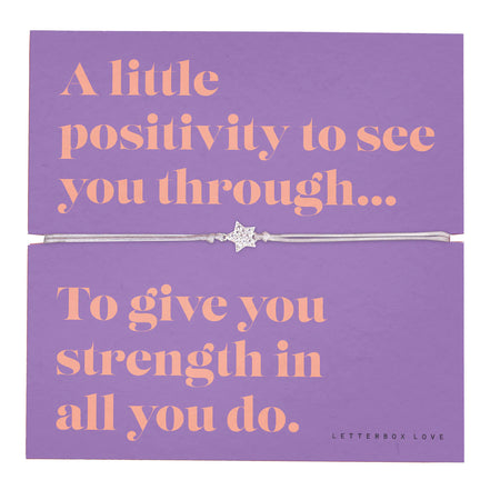 Positivity Sentiment Bracelet