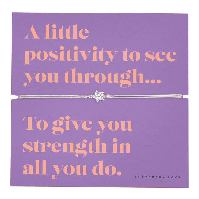 Positivity Sentiment Bracelet