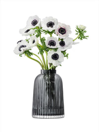 LSA - Pleat Vase Grey 20cm