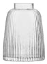 LSA - Pleat Vase H26cm Clear