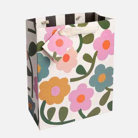 Multi Floral Large Gift Bag