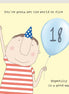 Boy 18th Birthday Card